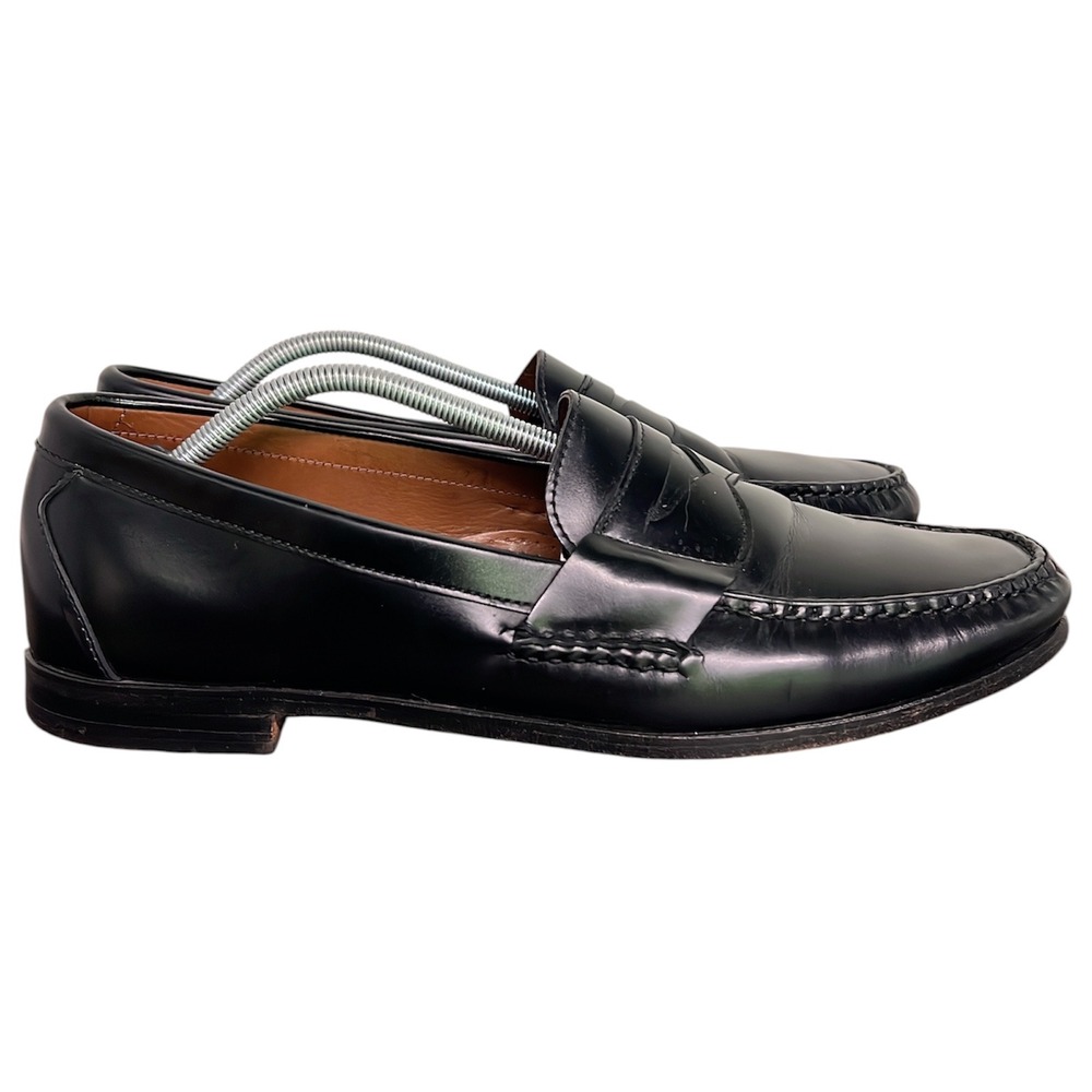 Allen Edmonds Walden Mens 14 2A Black Leather Penny Loafers 42470